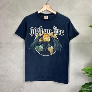 High On Fire Blessed Black Wings Death Metal Black Metal Small 2000s Band Tee